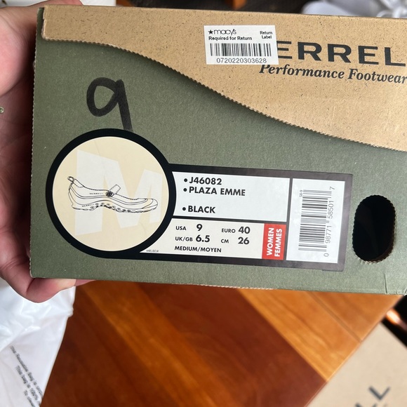 Merrell black suede shoe - Picture 4 of 4